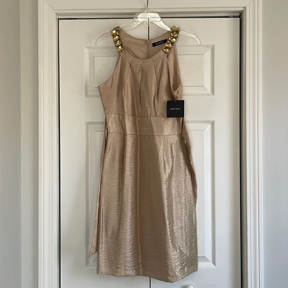 ellen tracy gold dress | Dresses | Ellen Tracy Maxi dress